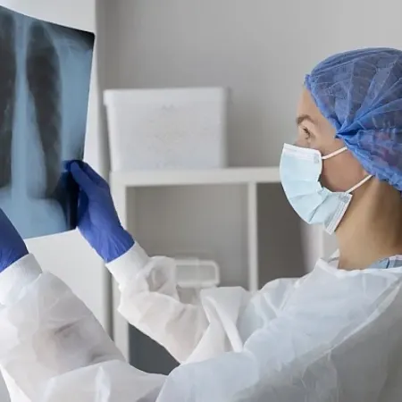 Рентген при пневмонии и симптомы по Мясникову