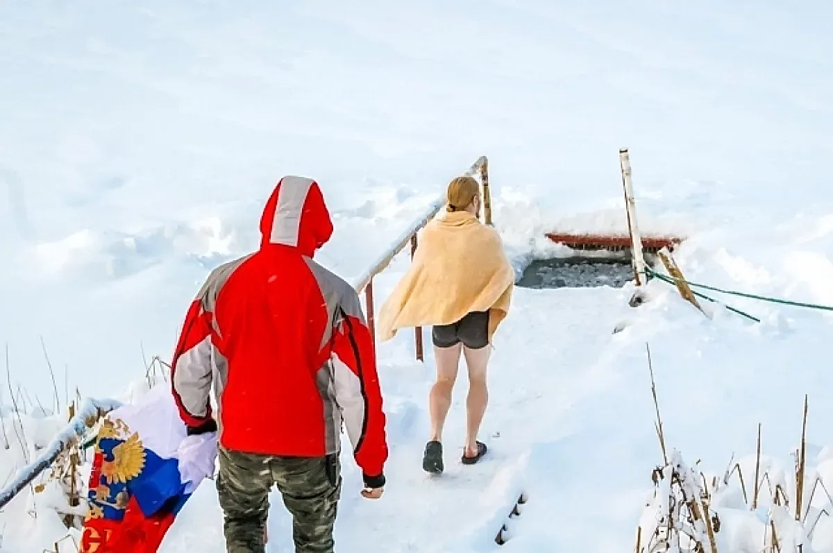 Безопасное купание в проруби