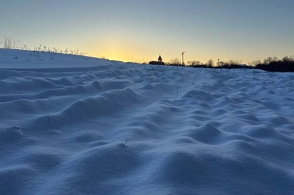 Опасность употребления снега зимой