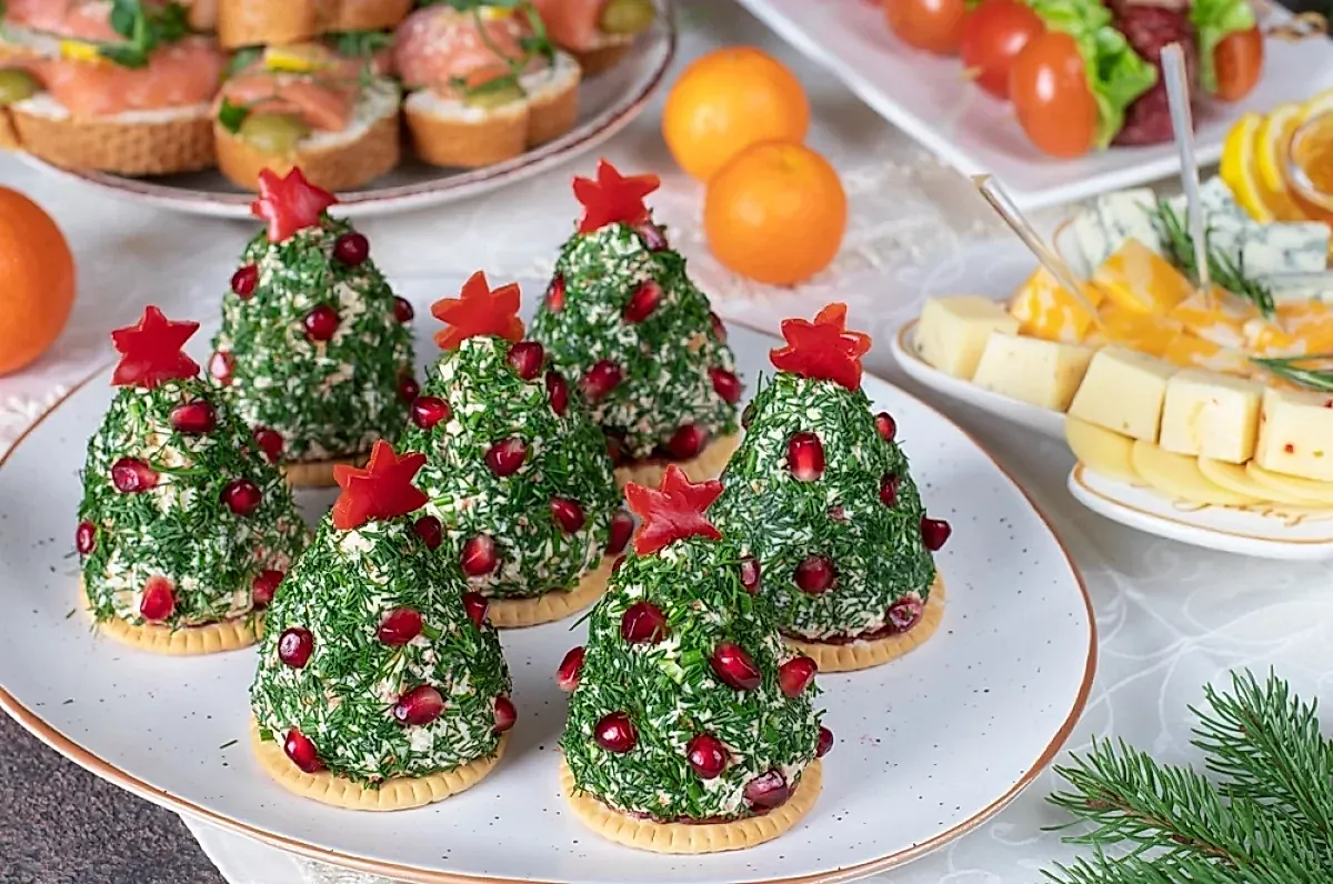 Здоровый новогодний стол