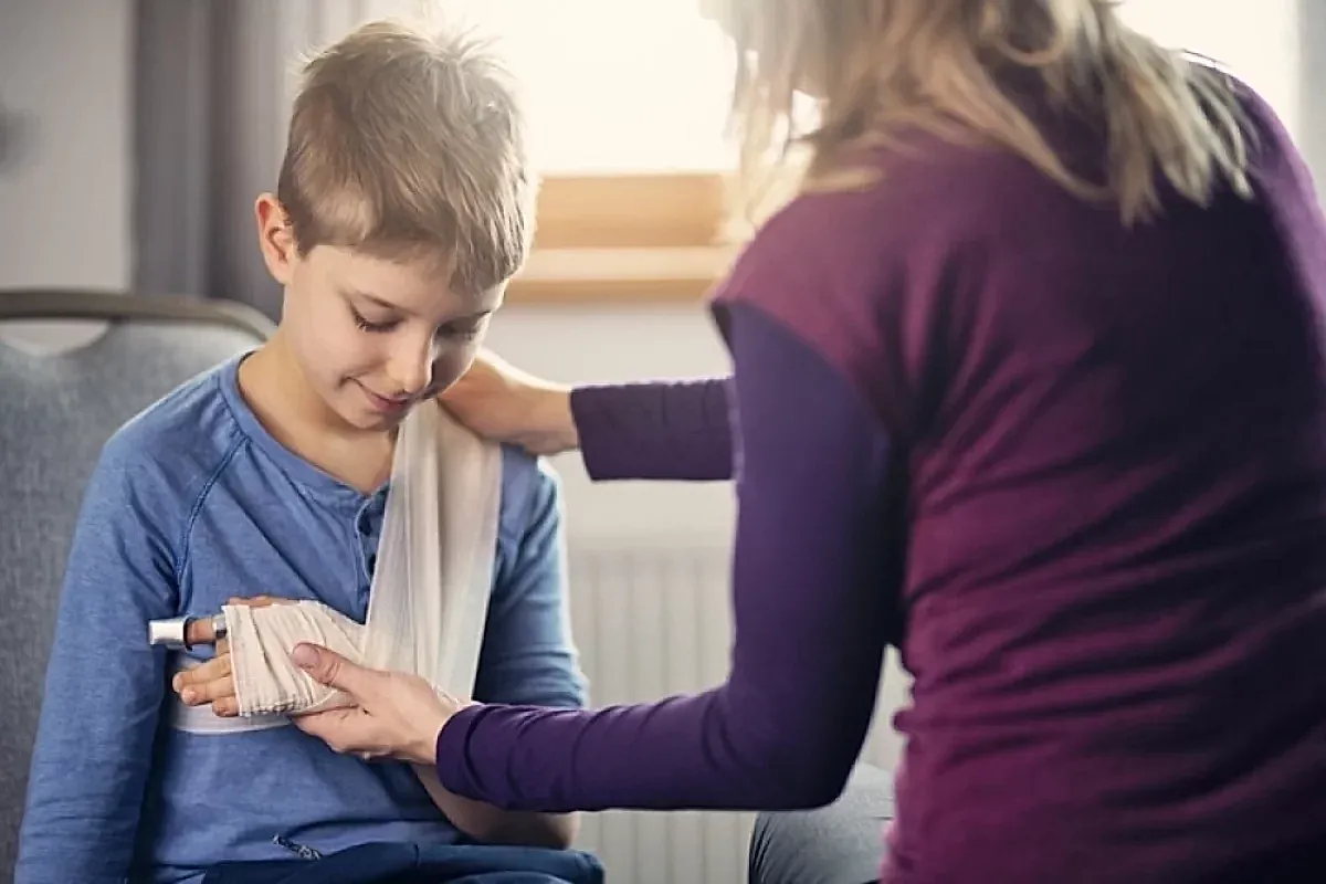 Первая помощь при детских зимних травмах